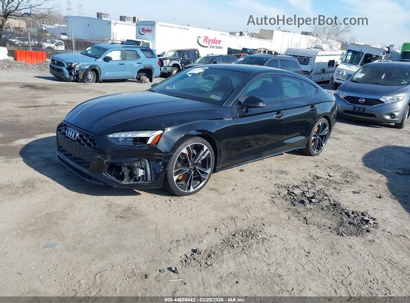 WAUC4DF52MA016046 2021 AUDI S5 Black Առջևի ձախ երեք քառորդ տեսարան
