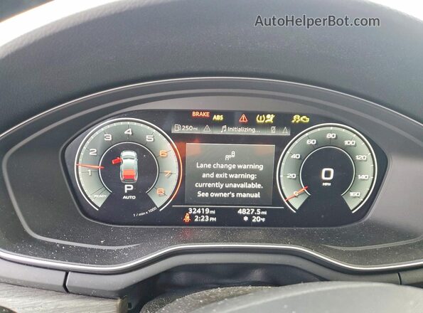 WAUCBCF55PA050910 2023 AUDI OTHER Green Widok zestawu wskaźników