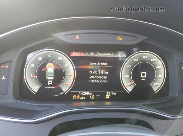 WAUD3BF26RN033966 2024 AUDI OTHER Black Вид щитка приладів