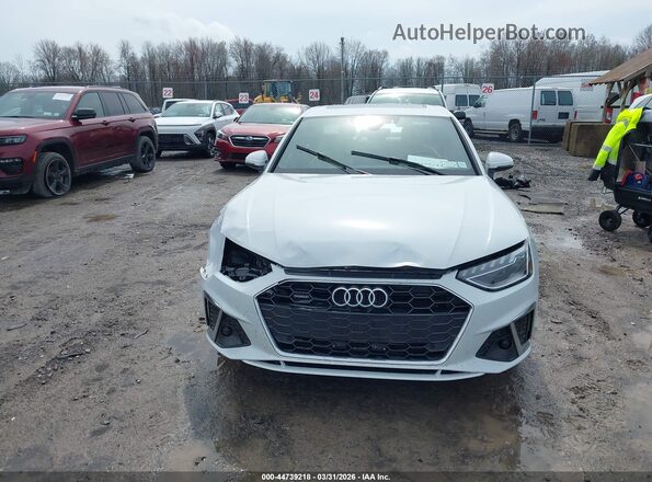 WAUDAAF41RN017661 2024 AUDI OTHER White Widok zestawu wskaźników