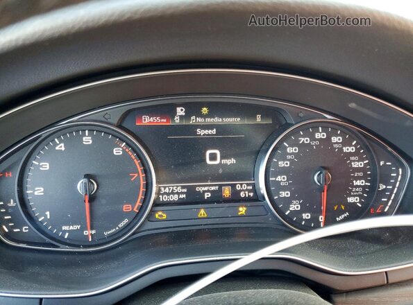 WAUDACF53NA037609 2022 AUDI OTHER Черный Вид щитка приборов