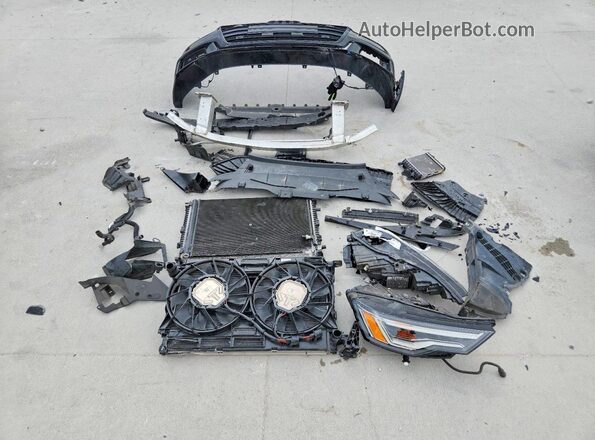WAUDFBF22NN023565 2022 AUDI S6 Black Вид підкапотного простору