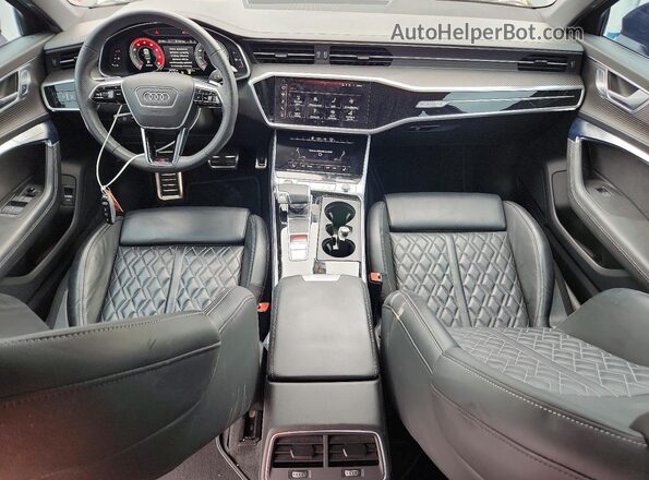 WAUDFBF22NN023565 2022 AUDI S6 Black Вид панелі приладів