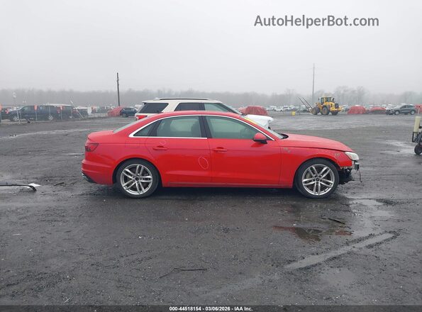 WAUEAAF49RN006671 2024 AUDI OTHER Red Widok wnętrza z tyłu