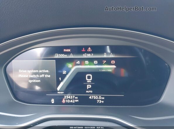 WAUEACF50PA021620 2023 AUDI OTHER Gray Vista de los asientos traseros
