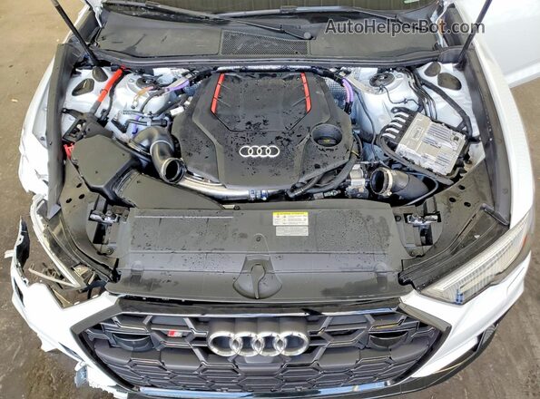 WAUEFBF26SN044001 2025 AUDI S6 White უკანა სალონის ხედი