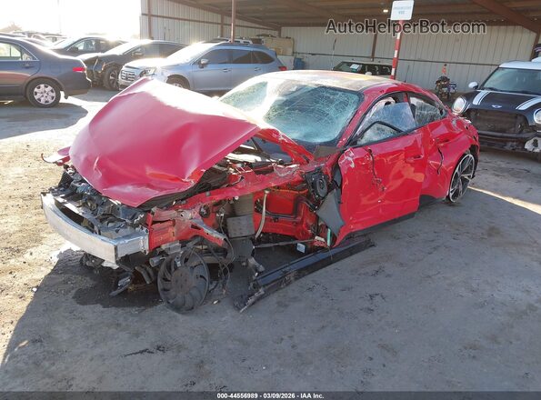 WAUEJBFW1N7001485 2022 AUDI E-TRON Red წინა მარცხენა ხედი სამი მეოთხედიდან