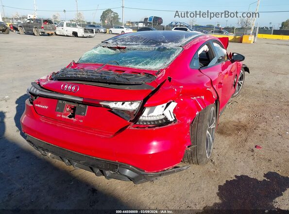 WAUEJBFW1N7001485 2022 AUDI E-TRON Red უკანა მარჯვენა