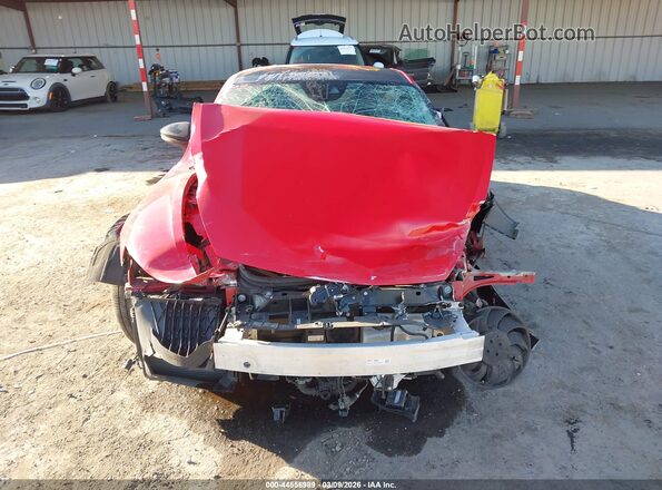 WAUEJBFW1N7001485 2022 AUDI E-TRON Red ხელსაწყოთა პანელის ხედი