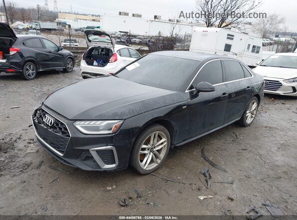 WAUENAF44LN012115 2020 AUDI OTHER Black Առջևի ձախ երեք քառորդ տեսարան