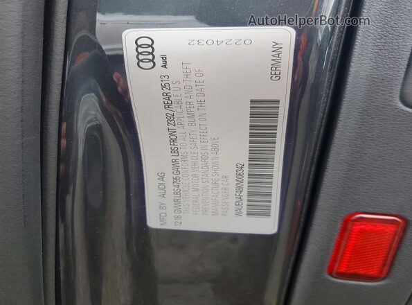 WAUENAF48KN008342 2019 AUDI OTHER Charcoal 