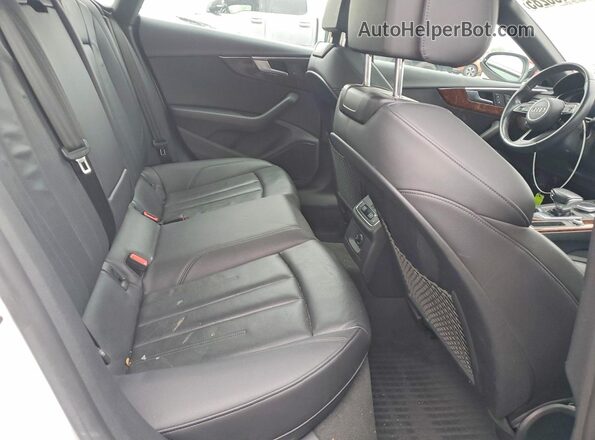 WAUENCF58JA040539 2018 AUDI OTHER White Вид задніх сидінь