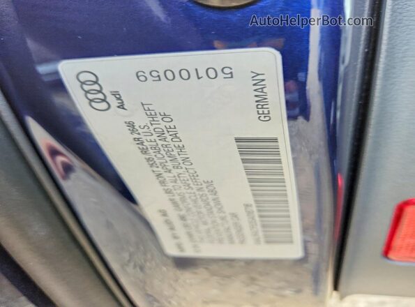 WAUFACF53SA016716 2025 AUDI OTHER Black VIN sticker view