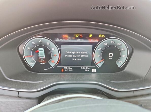 WAUFACF53SA016716 2025 AUDI OTHER Black Instrument cluster view