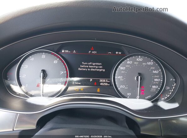 WAUFFAFCXJN103766 2018 AUDI S6 White Հետևի նստատեղերի տեսք