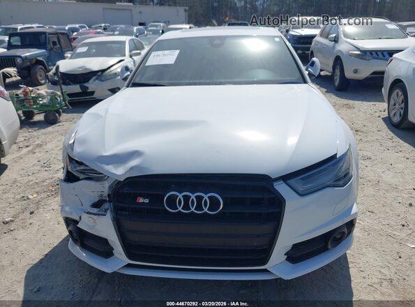 WAUFFAFCXJN103766 2018 AUDI S6 White Սարքավորումների վահանակի տեսք