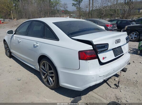 WAUFFAFCXJN103766 2018 AUDI S6 White Հետևի ձախ