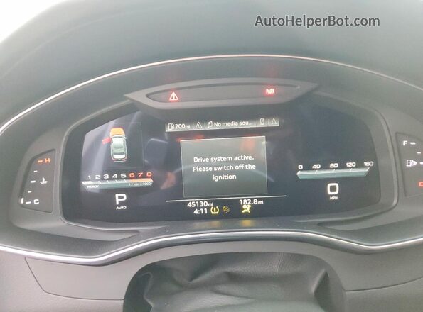 WAUFFBF2XNN053809 2022 AUDI S6 White Vista del cuadro de instrumentos