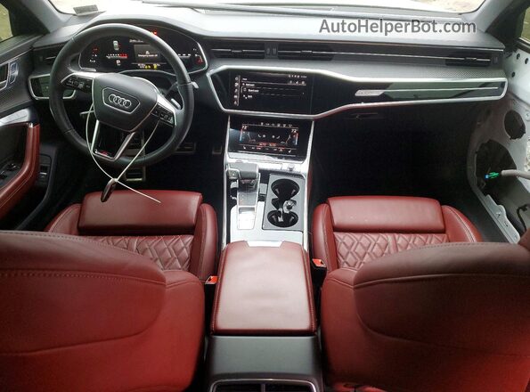 WAUFFBF2XNN053809 2022 AUDI S6 White Vista del salpicadero
