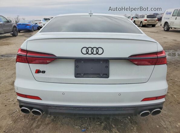 WAUFFBF2XNN053809 2022 AUDI S6 White Vista trasera