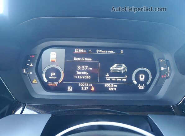 WAUGUDGY6SA039921 2025 AUDI OTHER Charcoal Widok zestawu wskaźników