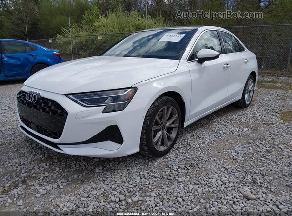 WAUGUDGYXTA050146 2026 AUDI OTHER White Առջևի ձախ երեք քառորդ տեսարան