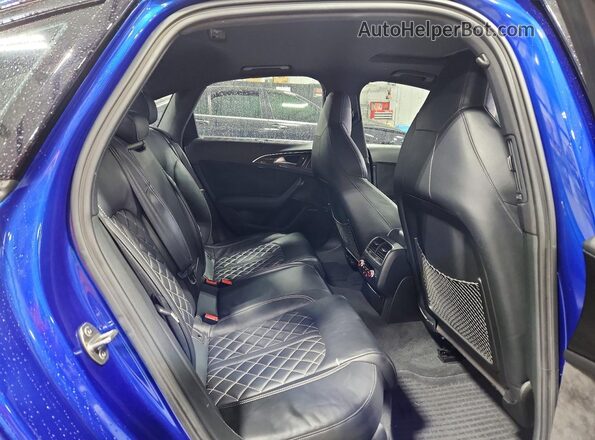 WAUH2AFC7GN094201 2016 AUDI S6 Blue Widok tylnych siedzeń