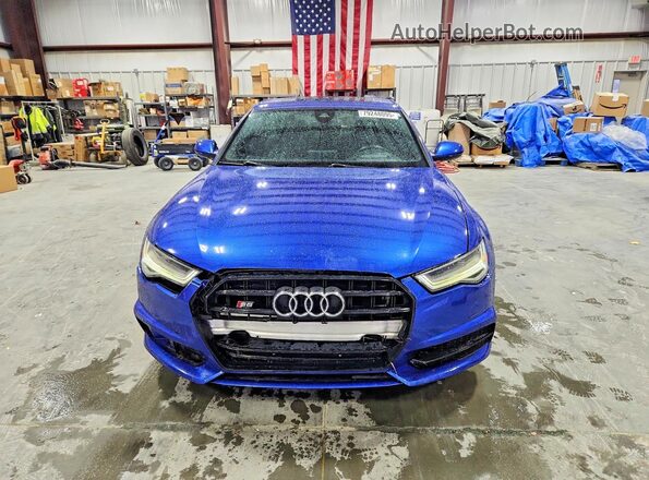 WAUH2AFC7GN094201 2016 AUDI S6 Blue Widok z przodu