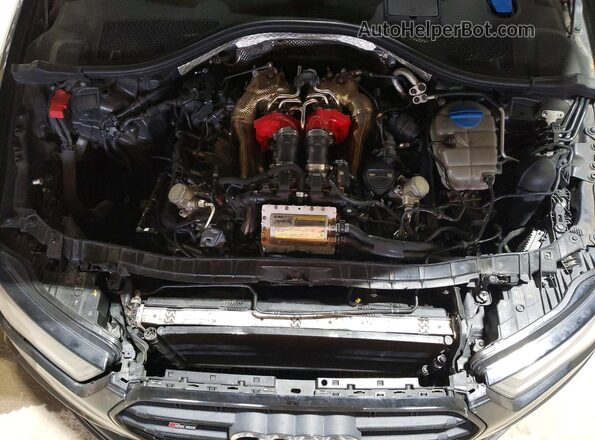 WAUH2AFC7GN186246 2016 AUDI S6 Черный Вид задней части салона