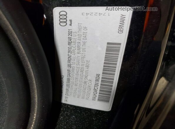 WAUH2AFC7GN186246 2016 AUDI S6 Черный Вид подкапотного пространства