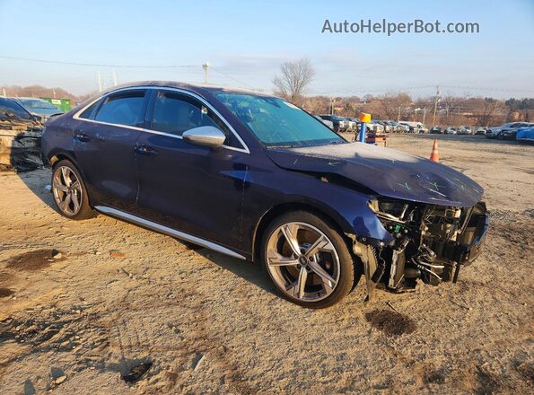 WAUH3DGY0PA028153 2023 AUDI S3 Blue Delantero derecho