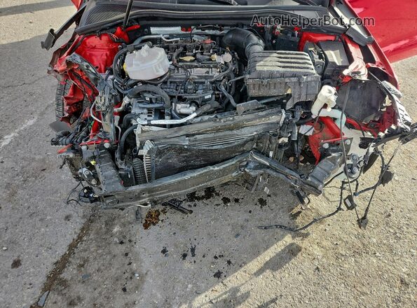 WAUH3DGY9NA004012 2022 AUDI S3 Красный Вид задней части салона