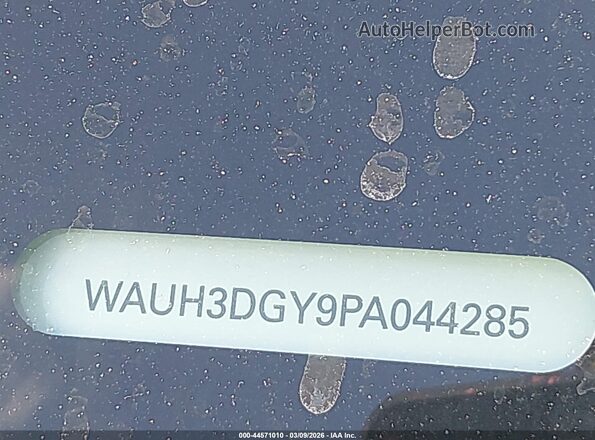 WAUH3DGY9PA044285 2023 AUDI S3 Gray 