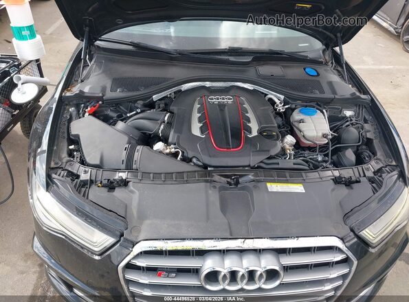 WAUHFAFC2HN050449 2017 AUDI S6 Black უკანა ხედი