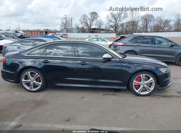WAUHFAFC2HN050449 2017 AUDI S6 Black უკანა სალონის ხედი