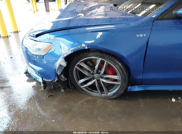 WAUHFAFC4HN043101 2017 AUDI S6 Blue Widok z przodu