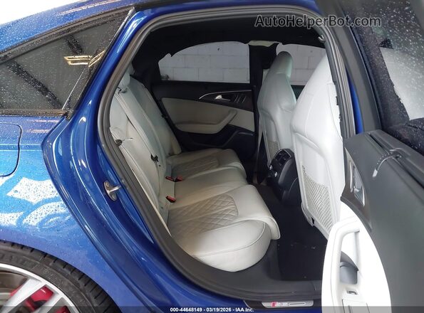 WAUHFAFC4HN043101 2017 AUDI S6 Blue Widok naklejki z numerem VIN
