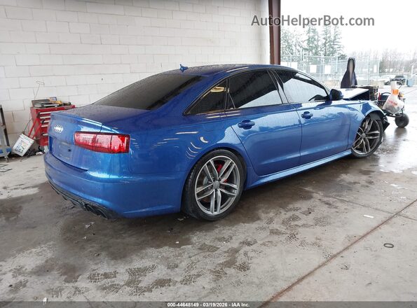 WAUHFAFC4HN043101 2017 AUDI S6 Blue Tył prawy