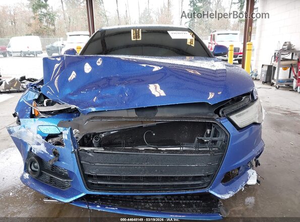 WAUHFAFC4HN043101 2017 AUDI S6 Blue Widok wnętrza z tyłu
