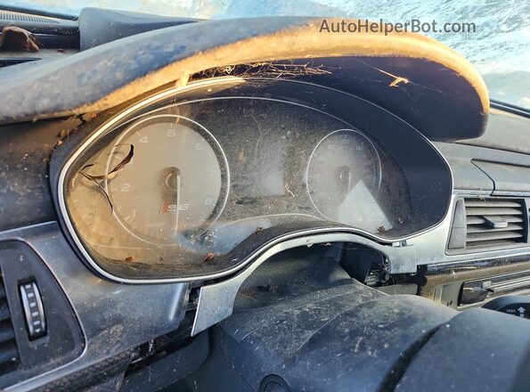 WAUHFAFC8JN034262 2018 AUDI S6 Silver Widok zestawu wskaźników