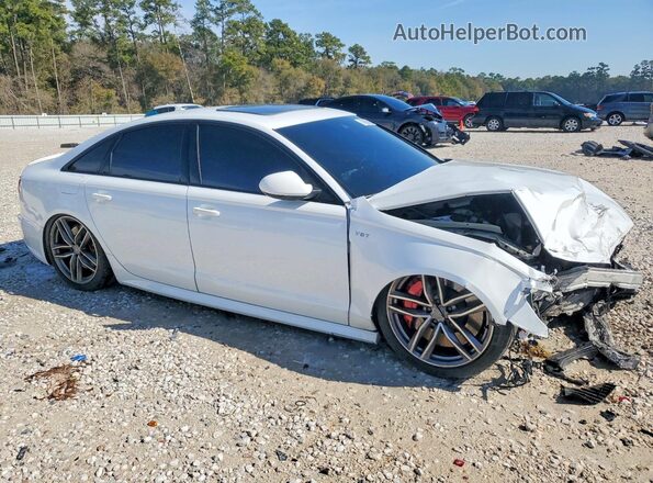 WAUHFBFC3JN106314 2018 AUDI S6 Белый Передняя правая четверть
