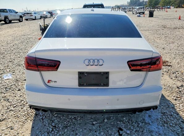 WAUHFBFC3JN106314 2018 AUDI S6 Белый Вид сзади