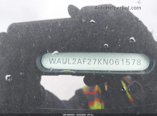 WAUL2AF27KN061578 2019 AUDI OTHER Black ძრავის განყოფილების ხედი