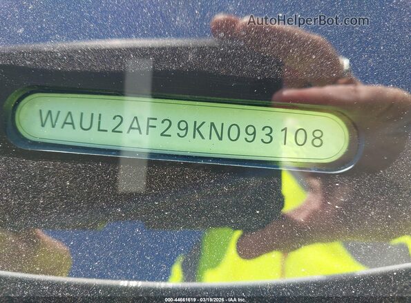 WAUL2AF29KN093108 2019 AUDI OTHER Белый 