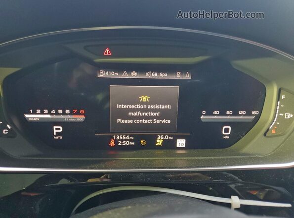 WAULDAF83RN003282 2024 AUDI OTHER White Вид щитка приладів