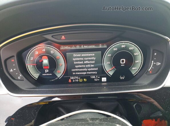 WAULDAF86RN003485 2024 AUDI OTHER White Vista del cuadro de instrumentos