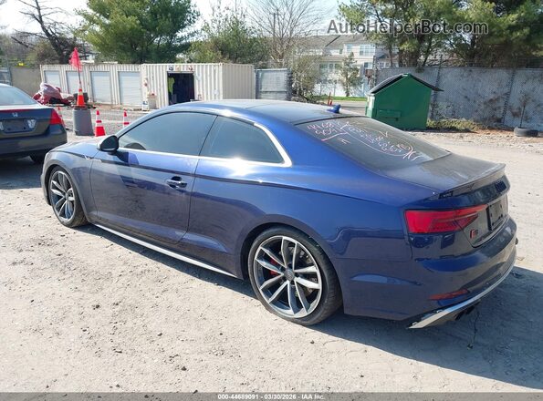 WAUP4AF58JA003054 2018 AUDI S5 Blue Հետևի ձախ