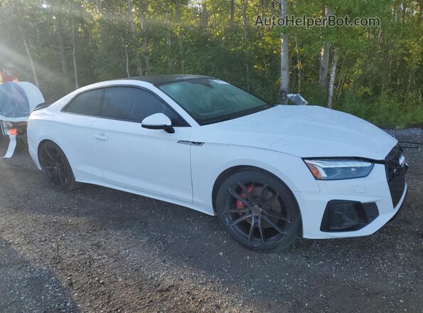WAUR4AF52MA016881 2021 AUDI S5 Белый Передняя правая четверть