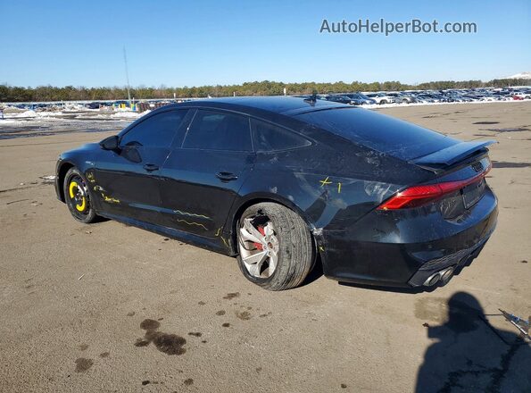 WAUSFAF22LN016324 2020 AUDI S7 Black უკანა მარცხენა