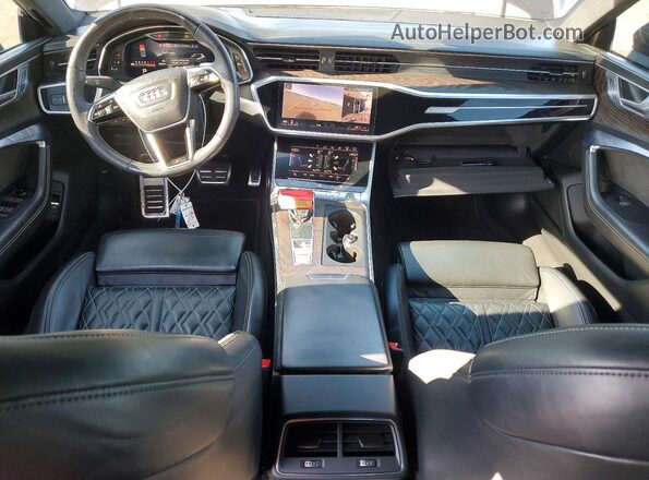 WAUSFAF22LN016324 2020 AUDI S7 Black წინა პანელის ხედი